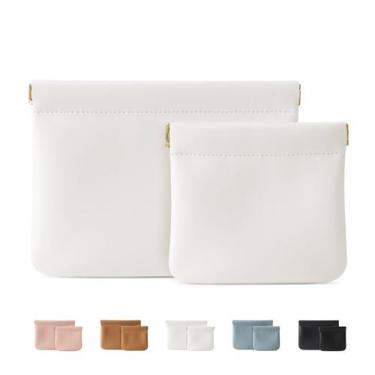 Imagem de Bolsa de maquiagem MEIBOOCH Organosilicon Super Fiber Leather, pacote 