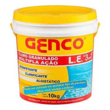 Imagem de Genco Cloro Granulado Múltipla Ação 3 em 1 10kg