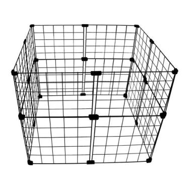 Imagem de Cercado Porquinho da Índia Mini Coelho 60x60x60cm Cercadinho Pet Simpl