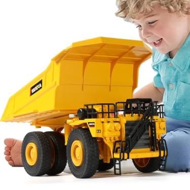 Imagem de SHINESIGNAL Laege Dump Truck Model Construction Vehicle Diecast Masters 1:35 Scale Dump Truck Model Birthday Gift for Adult