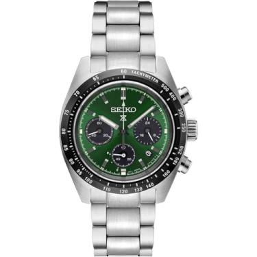 Imagem de SEIKO Relógio solar Prospex Speedtimer SSC933, Verde, Casual