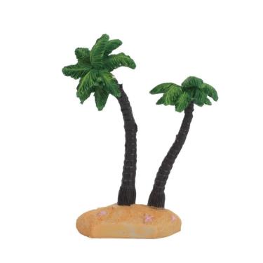 Imagem de Escultura de coqueiro em resina, jardim tropical, 11 de dezembro