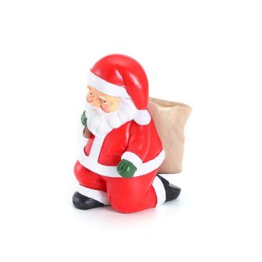 Imagem de Porta-canetas, pote de lápis de resina de Papai Noel, organizador de mesa