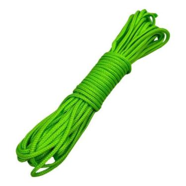 Imagem de Corda Náutica De Polipropileno 4mm Rolo Com 15 Metros (Verde Pistache)