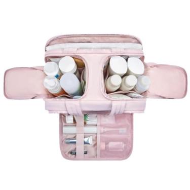 Imagem de Shakven Bolsa de toalete para mulheres, Bolsas de toalete femininas para viagens,Bolsa organizadora leve para viagem feminina - Bolsa com zíper para produtos de higiene pessoal de viagem, bolsas de