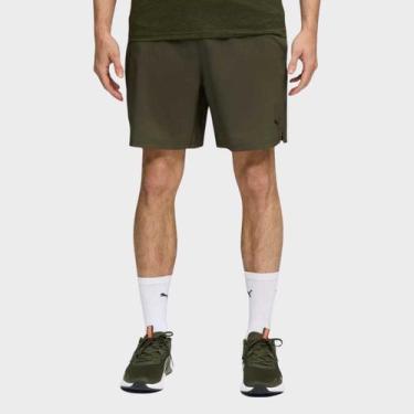 Imagem de Shorts Puma Tad Essentials 7 Verde Oliva, GG