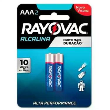 Imagem de Pilha Alcalina 12V Palito Aaa com 2 Unidades Rayovac