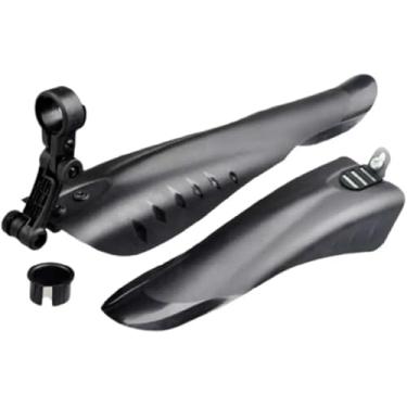 Imagem de 2 peças de para-lamas para pneus de bicicleta, equipamento profissional de ciclismo, dianteiro e traseiro, com cobertura total.