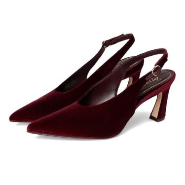 Imagem de Naturalizer Sapato feminino Elaine 27 Edit, Cabernet Sauvignon veludo vermelho, 9.5 Wide