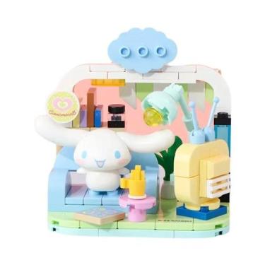 Imagem de Blocos De Montar Anime HelloKitty Kuromi My Melody Cinnamoroll Pompom 