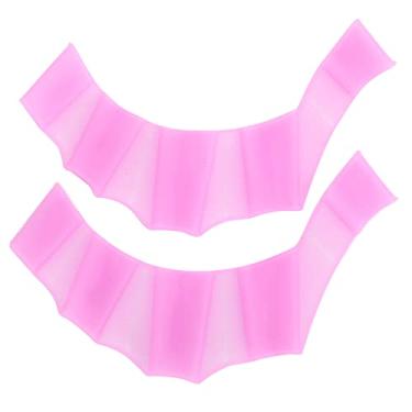 Imagem de KIMISS 1 par de Algemas de Natação de Silicone Nadadeiras - Luvas de Dedo Com Membranas para Melhor Desempenho de Natação | Tamanhos Ajustáveis ​​para Adultos e (#9)
