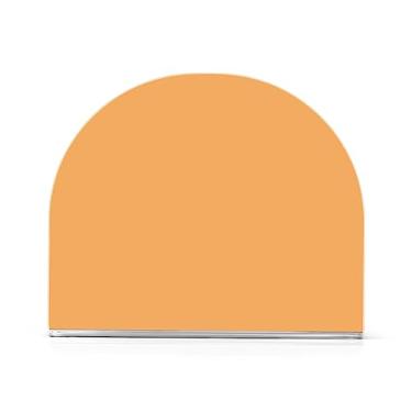 Imagem de Porta-guardanapos de acrílico laranja mel, porta-guardanapos em forma de U, porta-guardanapos de banheiro, porta-guardanapos vertical