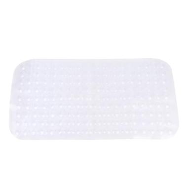 Imagem de Yinhing Tapete de Chuveiro Antiderrapante Em Pvc Transparente, Tapete de Banho Antiderrapante Com Ventosas para Banheiro, Chuveiro, 78x38cm (Transparente)