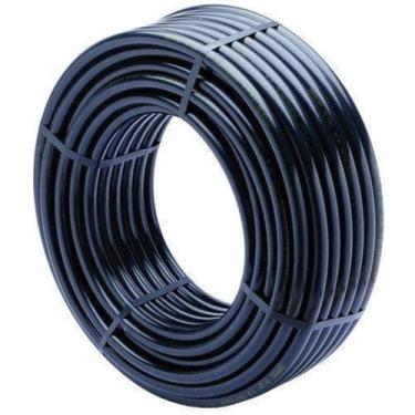 Imagem de Tubo Mangueira Preta 13mm Meia Polegada Para Irrigacao Rolo Com 100m -