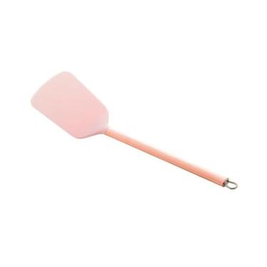 Imagem de ESPÁTULA DE NYLON ROSA C/CABO DE AÇO INOX ROSÉ 34cm