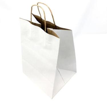 Imagem de 10 Sacolas Kraft para Entregas - 34x24,5x21  Para Delivery - Kaiambá A
