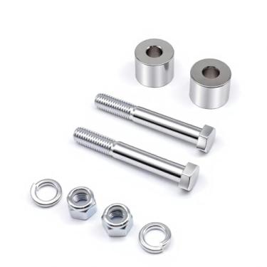 Imagem de Elevadores de guidão de elevação de 2,5 cm para motocicleta compatíveis com modelos Harley Davidson Sportster, modelos Softail e Dyna