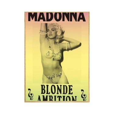 Imagem de Pôster Retrô Bad Girl Madonna HD À Prova D'água Para Decoração De Pare
