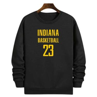 Imagem de Blusa Moletom Gola Basquete Indiana Basketball número 23 - Loja Click 