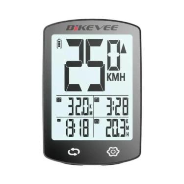 Imagem de Computador De Bicicleta GPS Sem Fio Com Tela LCD De 2.4, Velocímetro E