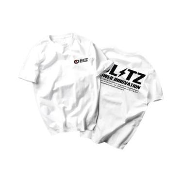 Imagem de Camiseta Masculina Casual De Manga Curta Respirável Com Estampa JDM De