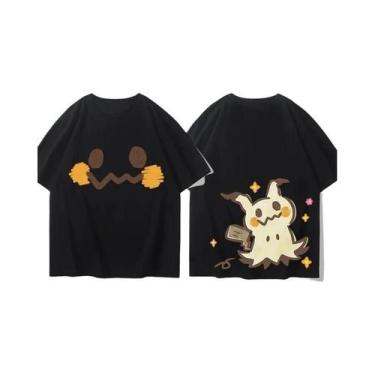 Imagem de Camiseta Estampada Mimikyu Pokemon Masculina E Feminina, Verão, Haraju