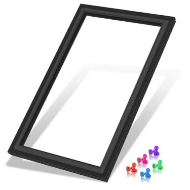 Imagem de Vedação de porta de geladeira WR14X27235 atualizada compatível com GE GAS14X22914 AP6041578 Vedação de geladeira GAS18PSJFRSS GAS18PSJJRSS GAS18PSJLRSS GIE18CTHBRBB Junta de geladeira Hotpoint