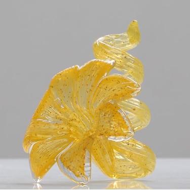 Imagem de RISEON Suporte de vela feito à mão para pilar de vidro de flor de murano, suportes de vela Tealight, suporte de castiçal para planta de aviação, peça central para casamento, festa, aniversário