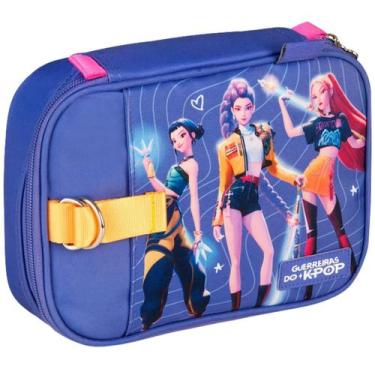 Imagem de Estojo Box Guerreiras Do K-pop Huntrix Netflix 100 Pens Lilás - Clio