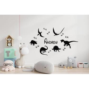 Imagem de Adesivo de parede decorativo dinossauros - Ambiente Dekorado, 50CM
