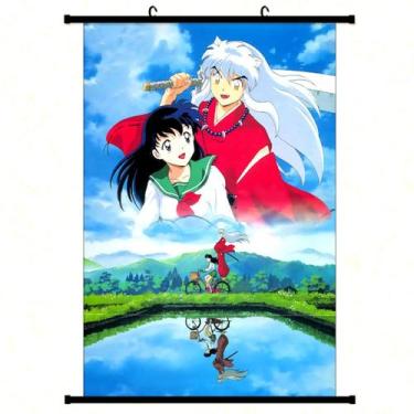 Imagem de Pintura de parede em tela Inuyasha Higurashi Kagome Anime - yiweisai