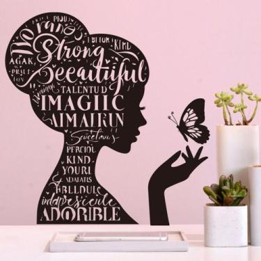 Imagem de Adesivo de parede Decalque autoadesivo de PVC Inspirational Woman - yi