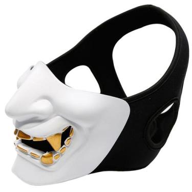 Imagem de Máscara semi-facial Cosplay Prajna Halloween Party Festival, - Gloome 