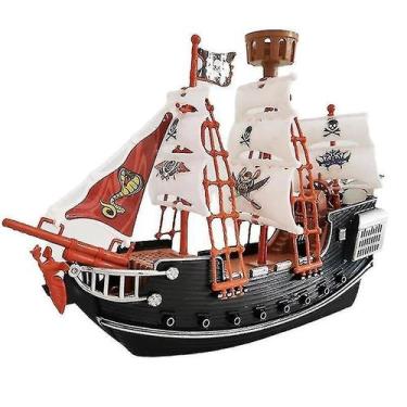 Imagem de Brinquedo infantil infantil em miniaturas de navio pirata ca - Gloome 