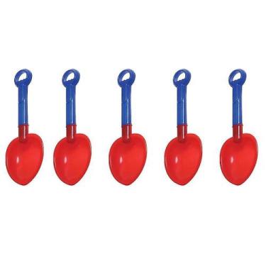 Imagem de Brinquedos de praia para crianças com pá de areia, 5 peças de material