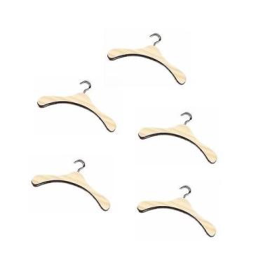 Imagem de Conjunto de cabides para bonecas, 5/10 unidades para roupas de boneca 