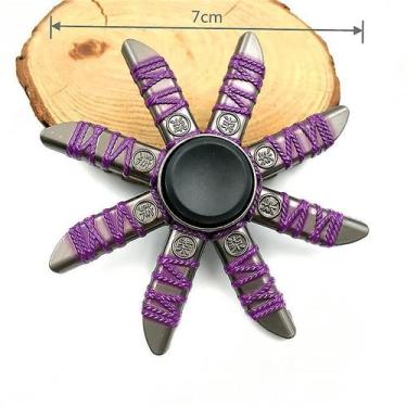 Imagem de Brinquedo Fidget Hand Spinner Finger Focus para adultos de metal color