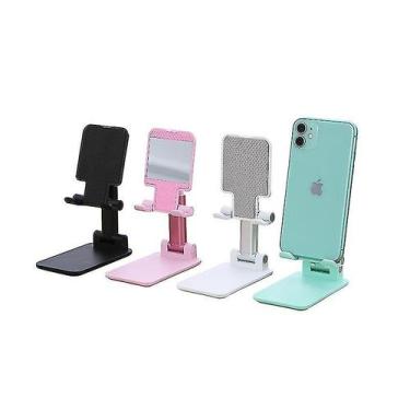 Imagem de Suporte para telefone de mesa SENWENRO telescópico dobrável verde, 2 u