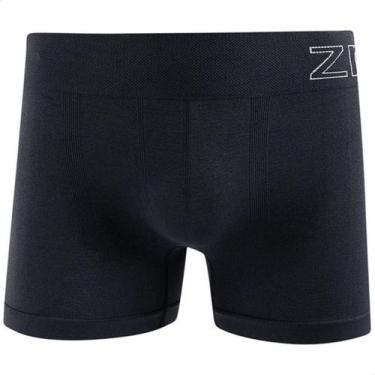 Imagem de Cueca Boxer Masculina Zee Rucci Microfibra Confortável Sem Costura, Pr