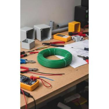 Imagem de Cabo Flexível Verde 2.5mm² - 100m: Segurança e Condução - Congratulati