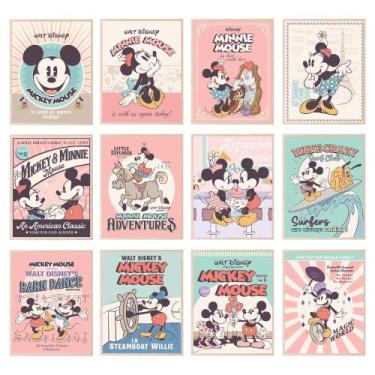 Imagem de Wall Art BigWig Prints Disney Mickey & Minnie, conjunto de 12