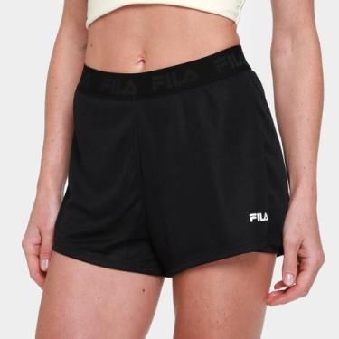 Imagem de Shorts Fila Duplo Elastic Feminino, Preto, M