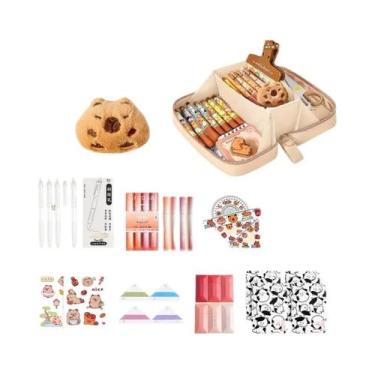 Imagem de Estojo De Lápis De Grande Capacidade 17/31 Com Bolsa De Lona De 5 Cama