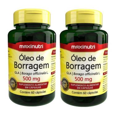 Imagem de Kit 2 Oleo de Borragem 500mg com 60 Capsulas Maxinutri