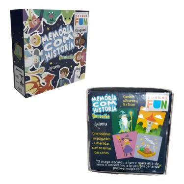 Imagem de Jogo da Memória com História Interativo Infantil 40 Cartas Cooper Fun 