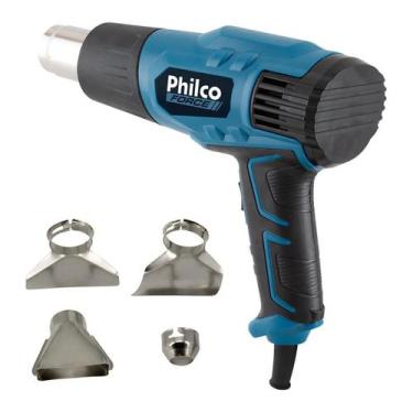 Imagem de Soprador Térmico Force PST01 Azul com Ponteiras Philco -, 110V