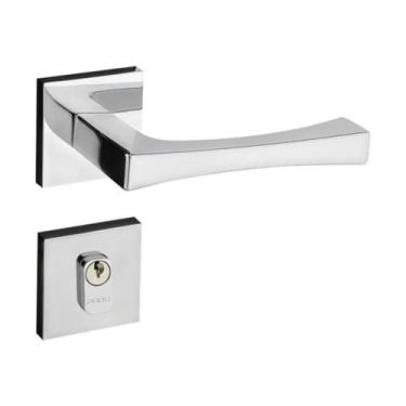 Imagem de Fechadura Zamac Vivaldi Roseta 885-90 Cromada - Pado Externa
