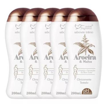 Imagem de Combo 5 Sabonete Íntimo Aroeira e Malva - Suave Fragrance