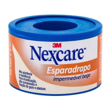 Imagem de Esparadrapo Impermeavel Nexcare com 25mm X 3,0m Bege 3M - 3 M