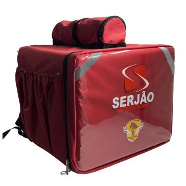 Imagem de Mochila Bolsa Bag Pizza Entrega Delivery Alumínio Motoboy